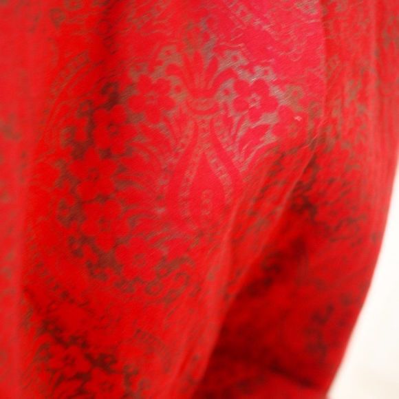 Chicos Statement Jacket In Red Chicos Size 1 - Picture 10 of 10